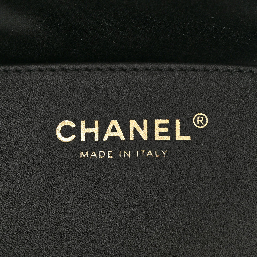 Caviar Quilted Mini Chanel 25 Handbag Black
